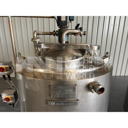 300 升阿法拉伐不锈钢夹套罐(1 个可用)