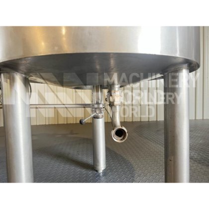 300 升阿法拉伐不锈钢夹套罐(1 个可用)