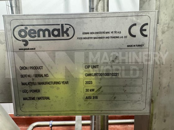 20.000 LPH Gemak 3-Tank (1.200L)