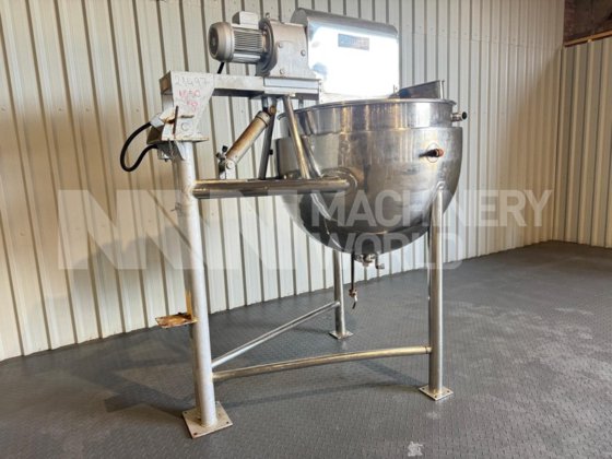 500 升 Skerman 不锈钢夹套型表面刮削式搅拌罐