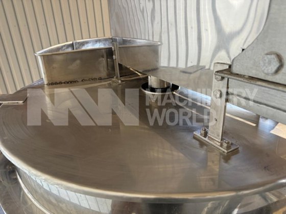 500 升 Skerman 不锈钢夹套型表面刮削式搅拌罐