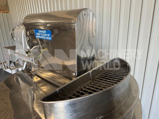 500 升 Skerman 不锈钢夹套型表面刮削式搅拌罐