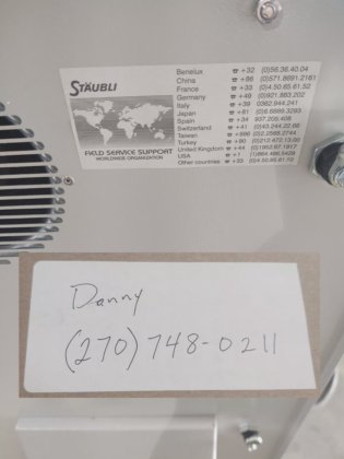 Clean Working STAUBLI TX40 Robot
