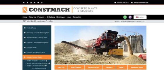 250 吨/小时石灰石破碎设备