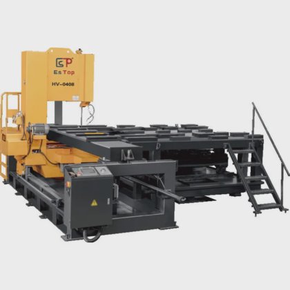 Estop 工厂定制用于钢锻造块的卧式金属数控带锯床