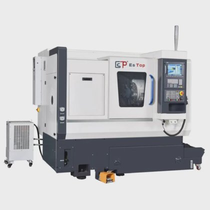 エストップ重-duty CNC水平金属旋盤フラットベッド旋盤機械販売中