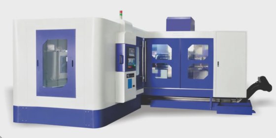 Estop 用于模具钢和航空航天合金的精密立式深孔钻床（带花岗岩床身和线性导轨）（THD-V850