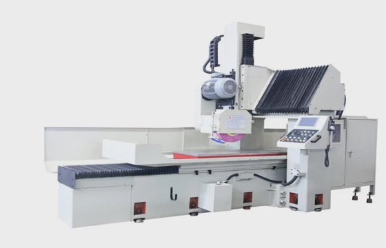 作为 Hwacheon 固定梁龙门双头导轨磨床