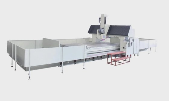 作为 Hwacheon 固定梁龙门双头导轨磨床