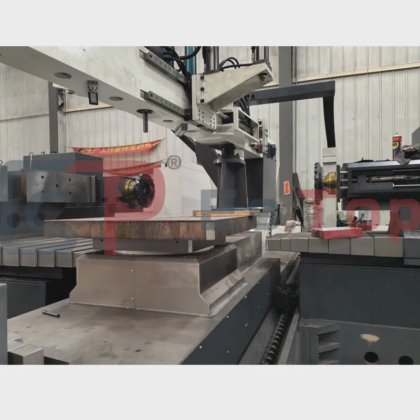 Estop 模具底板加工数控双头铣床