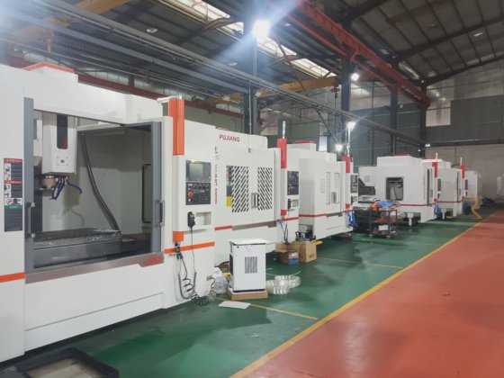 エストップ CNC 垂直加工センター スロット 溝