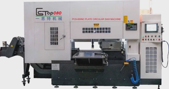 エストップ CNC スチールプレート円形鋸切断機 PCS-4500nc