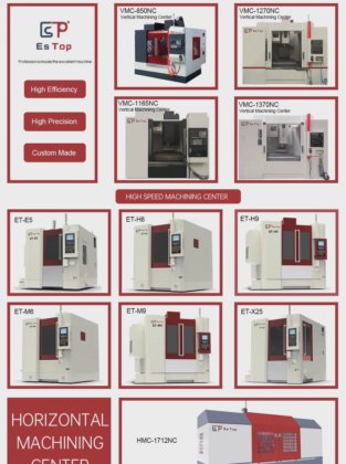 Estop Vmc-850nc 工厂价立式高质量立式 5 轴加工中心