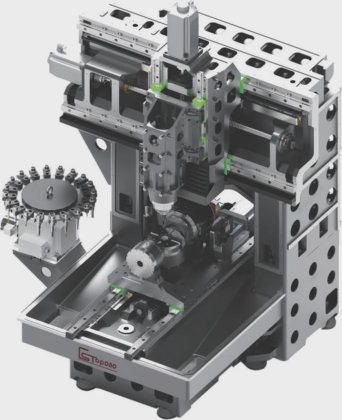 Estop 可靠的高速 5 轴数控加工中心 X25
