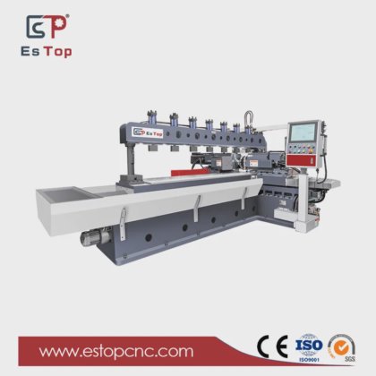 Es Top 双面加工 Th-430nc 数控双头铣床