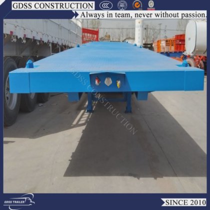 Tri-Axle Loading 40FT Container Flatbed