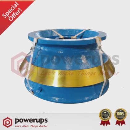 Powerups 高级售后碗衬板 N55208525，适用于 HP400 圆锥破碎机