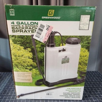 E1 Greenwood Backpack Sprayer 4 Gallon Poly in Byron, MI, USA