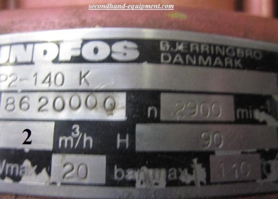 グルンドフォス水ポンプ P2-140 K