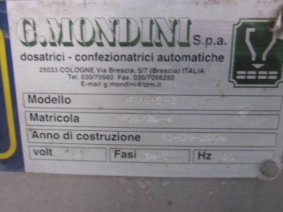 モンディーニ充填機