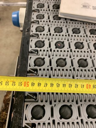 ステンレス鋼モジュラーコンベヤ