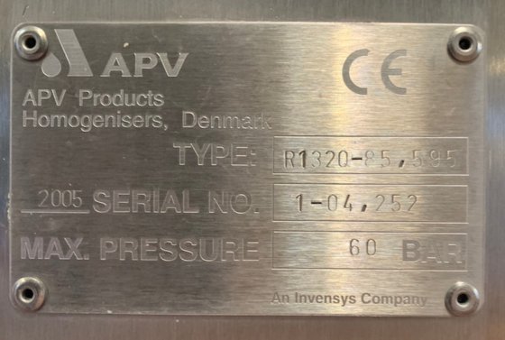 APV 均质机 25.000 升/小时