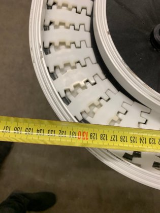 摆动式不锈钢模块输送机