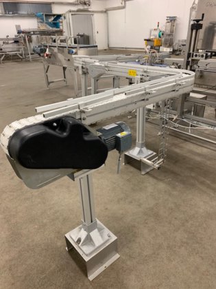 摆动式不锈钢模块输送机