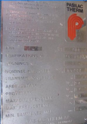 板式热交换器 PasilacT4