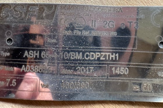 CSF 离心泵 7.5 kW