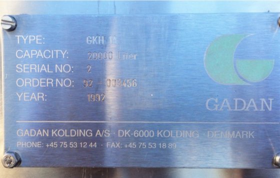 20 立方米卧式不锈钢罐