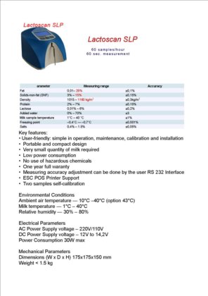 Lactoscan SLP-SAP