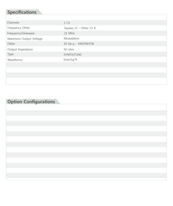 HP Function Generator 33120A