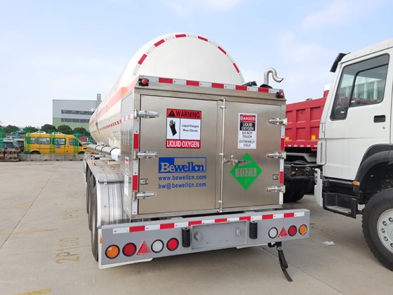 Bewellcn 28m3液态二氧化碳拖车