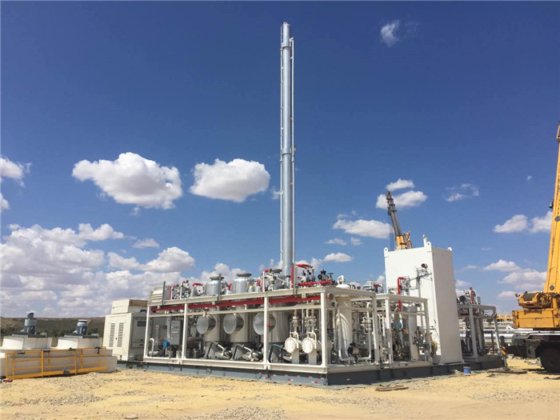 Bewellcn自然ガス回収スキッド