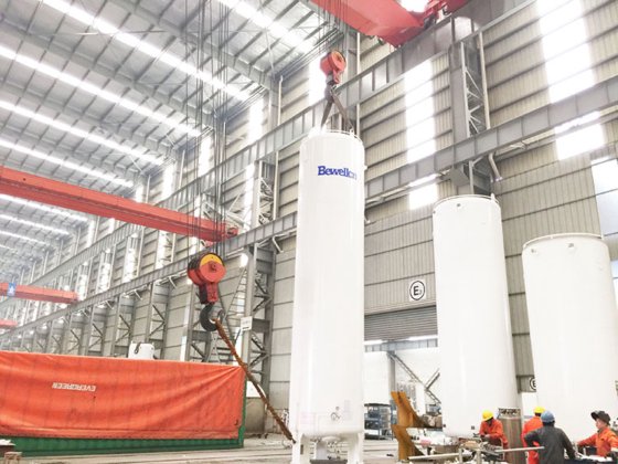 Bewellcn液体アルゴン貯蔵タンク