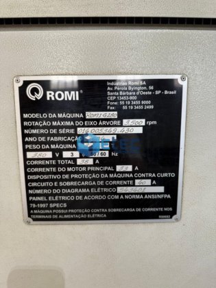 2004 TORNO CNC ROMI G280