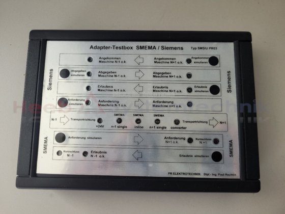 Caixa de teste de interface
