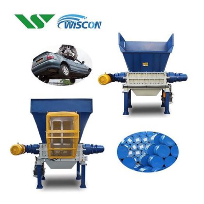 プラスチックパイプシュレッダーマシン ダブルシャフトシュレッダー