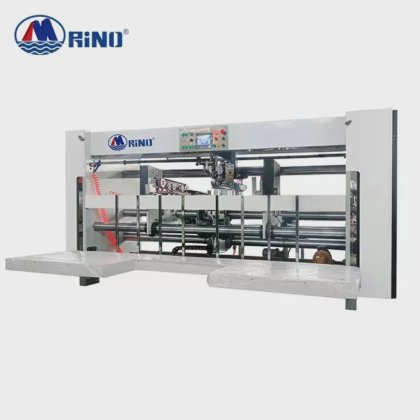Semi-automatische kartonstitchmachine