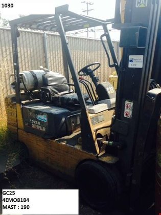 Cat GC25 LP Gas Cushion