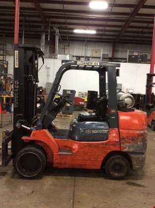 2010 Toyota 7FGCU45 LP Gas