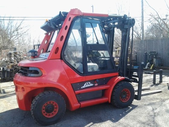 2004 Linde H80D Diesel Pneumatic