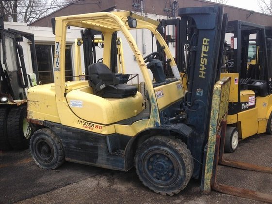 2008 Hyster H80FT Gasoline Pneumatic