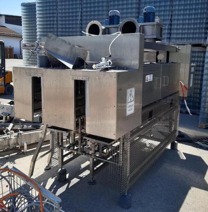 2つの平行コンベアを備えたシュリンクトンネル