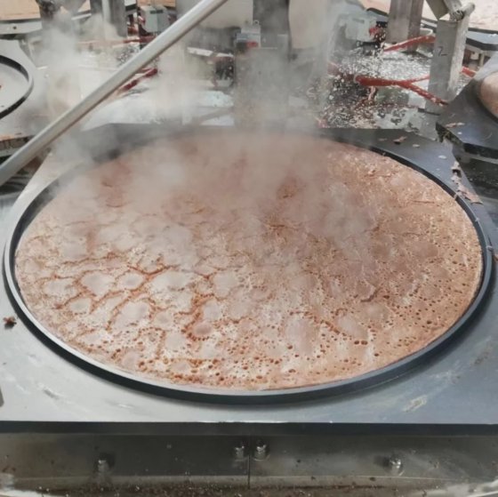 Ethiopian injera teff bread making