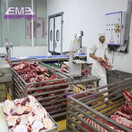 用于奶牛屠宰场的现代牛肉加工牛皮去除机