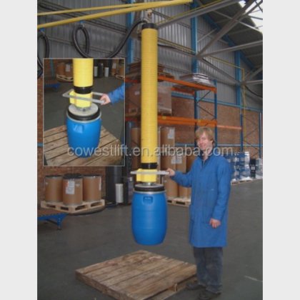 バケツを持ち上げるための真空チューブリフター