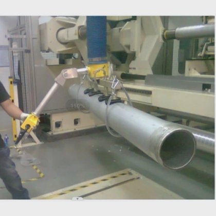 ロールマテル用の真空チューブリフター