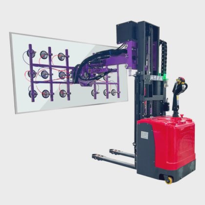 100kgのガラスフレーム用の電気フォークリフトトランスポーター